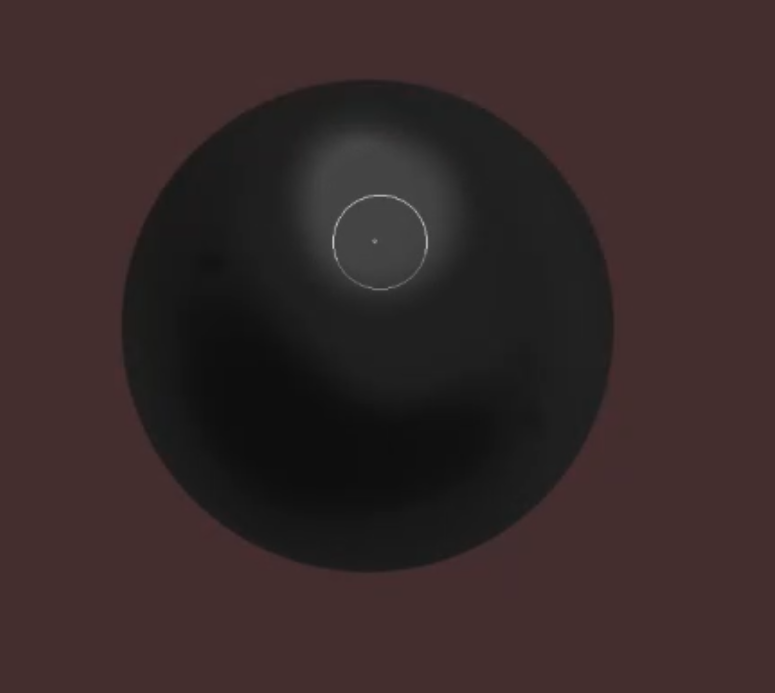 Sphere with inner shadow and highlight